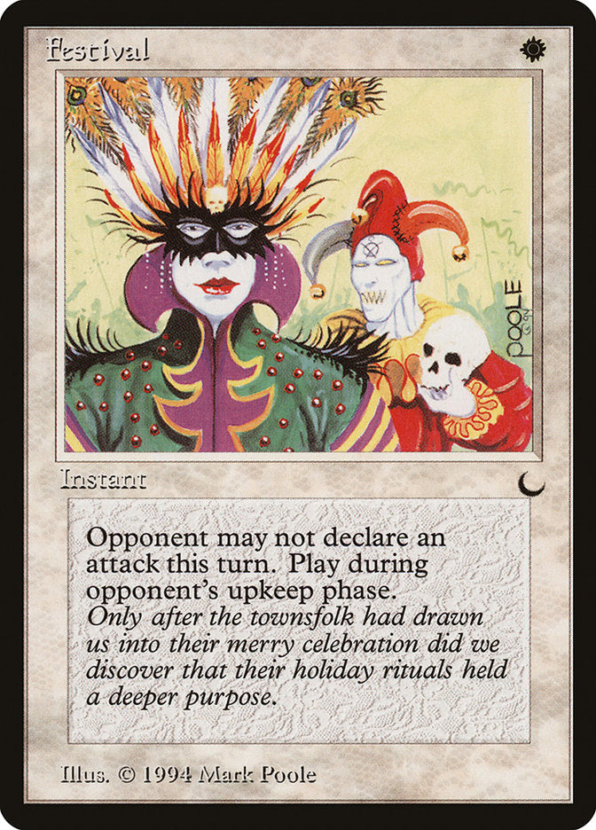MTG Card Title: Festival DRK/8