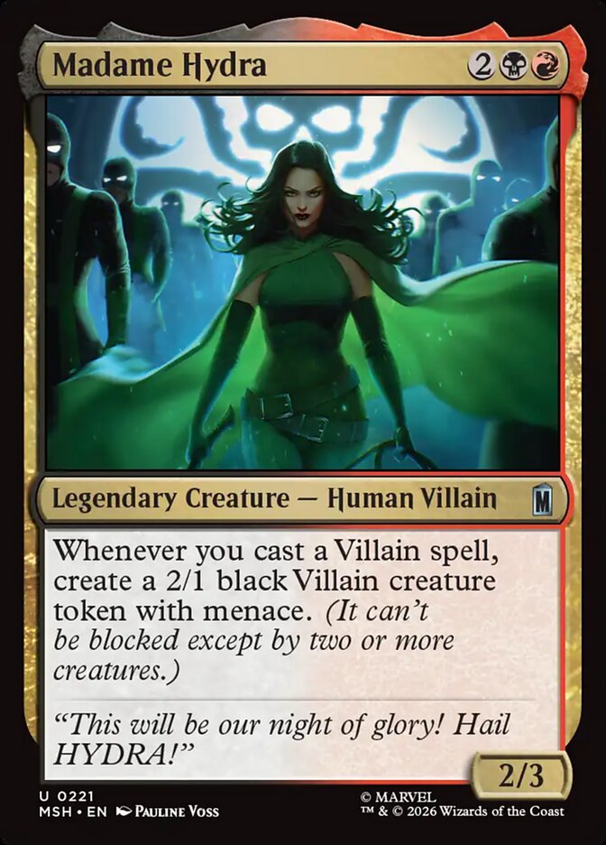 MTG Card Title: Madame Hydra MSH/221