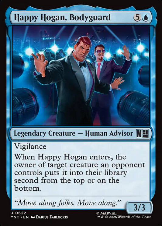 MTG Card Title: Happy Hogan, Bodyguard MSC/622