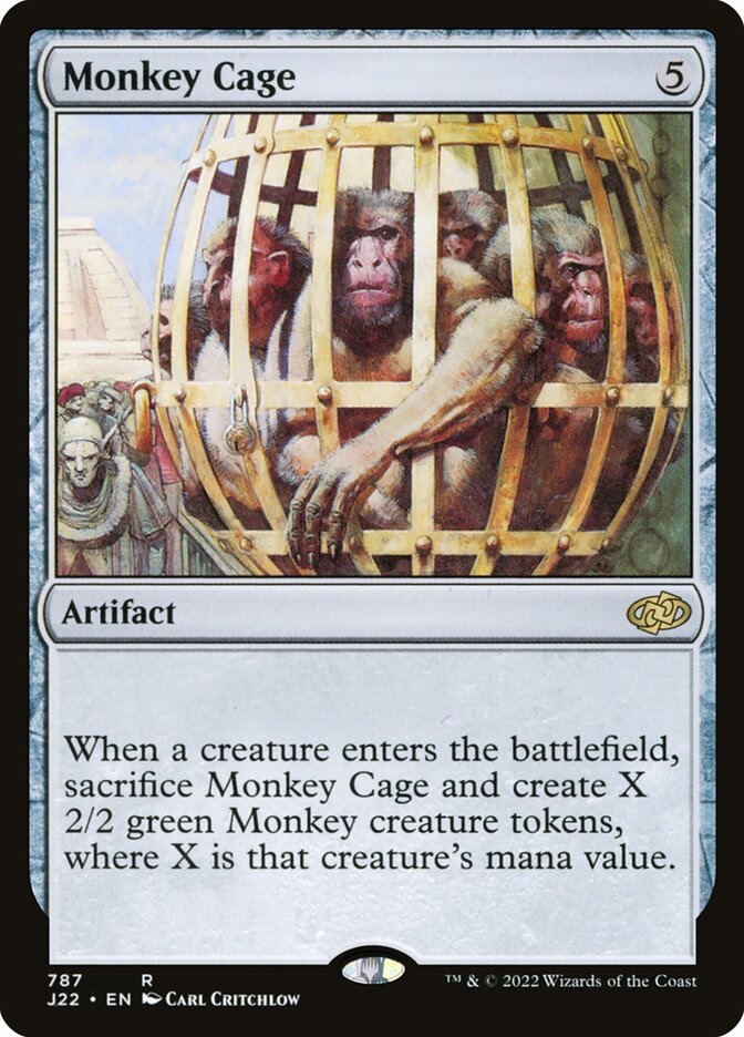 MTG Card Title: Monkey Cage J22/787