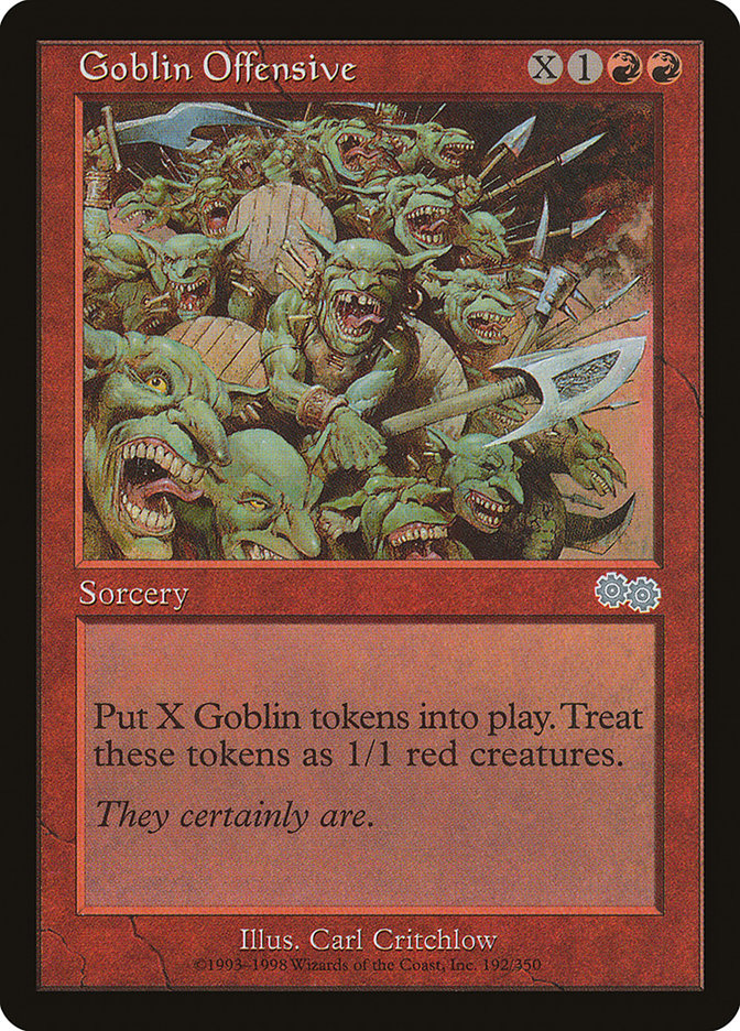 MTG Card Title: Goblin Offensive USG/192