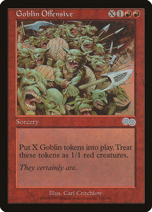 MTG Card Title: Goblin Offensive USG/192