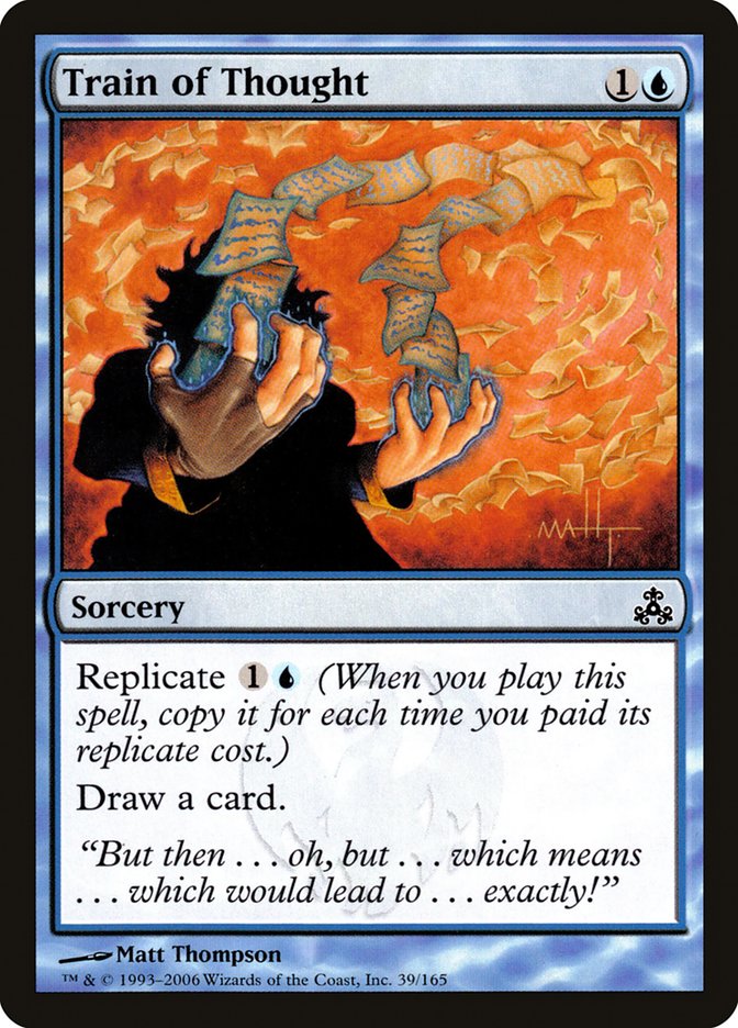 MTG Card Title: Train of Thought GPT/39