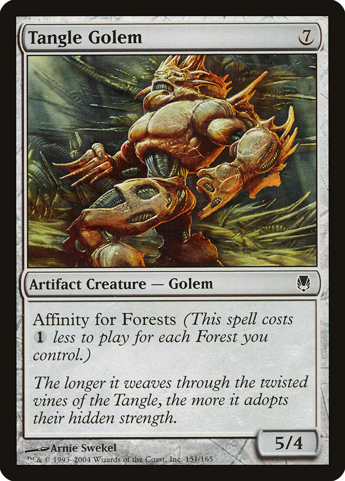 MTG Card Title: Tangle Golem DST/151