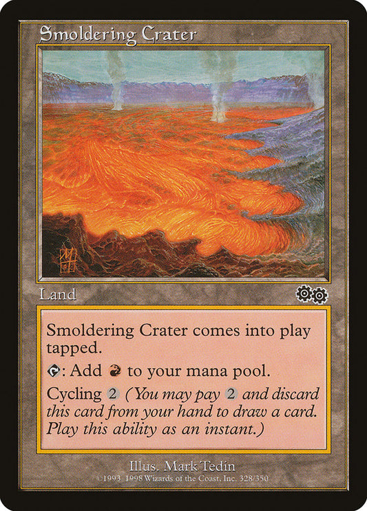 MTG Card Title: Smoldering Crater USG/328