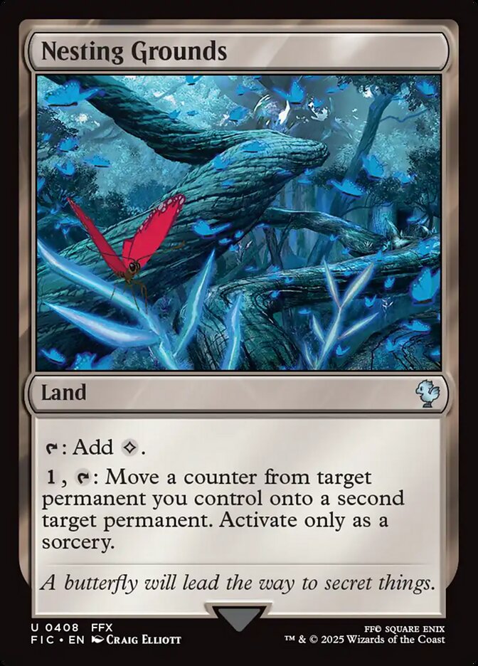 MTG Card Title: Nesting Grounds FIC/408