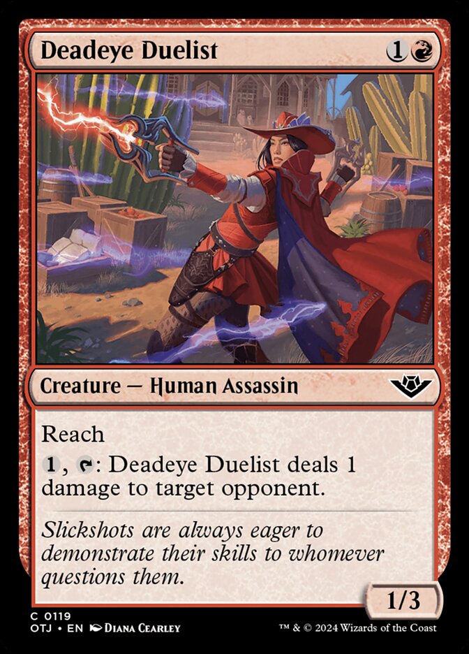 MTG Card Title: Deadeye Duelist OTJ/119