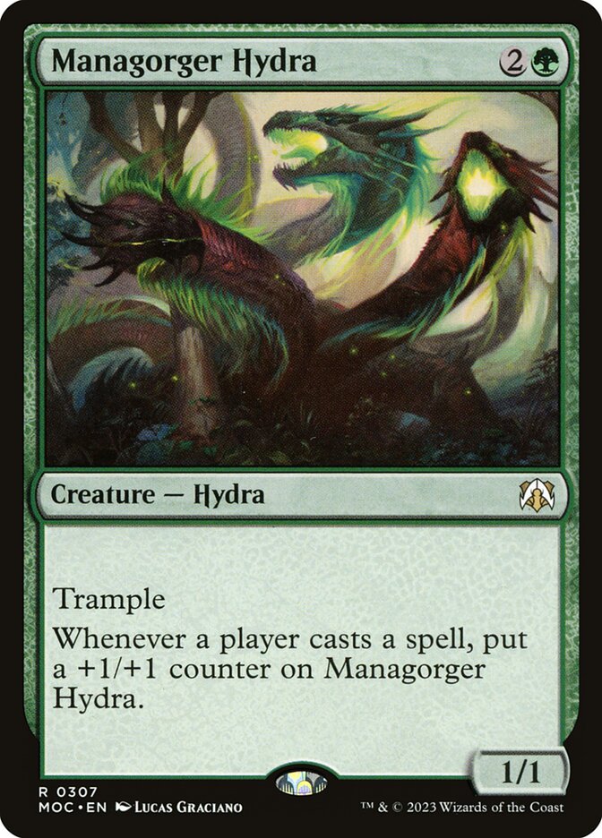 MTG Card Title: Managorger Hydra MOC/307