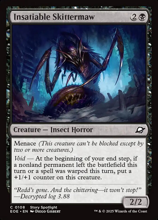 MTG Card Title: Insatiable Skittermaw EOE/108