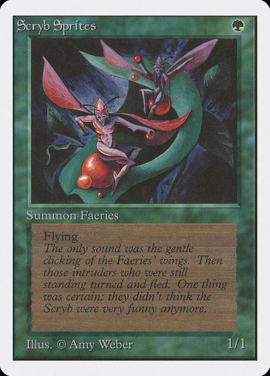 MTG Card Title: Scryb Sprites 2ED/216