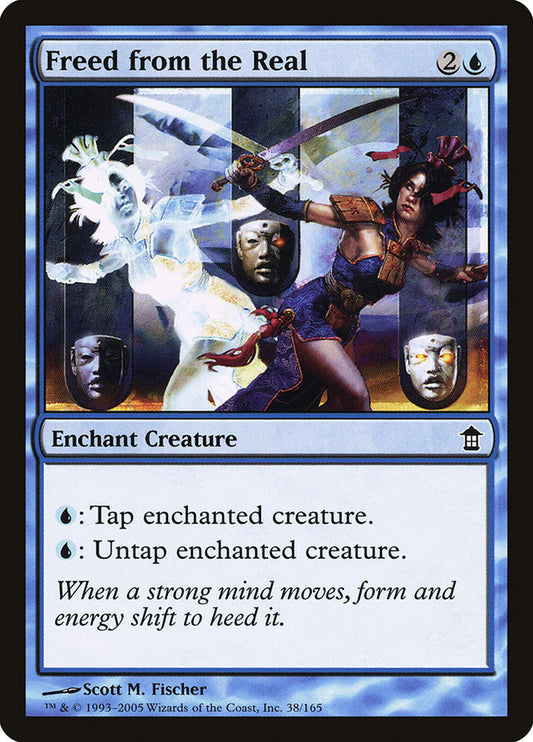 MTG Card Title: Freed from the Real SOK/38