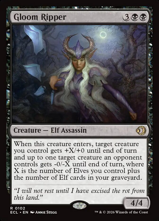 MTG Card Title: Gloom Ripper ECL/102