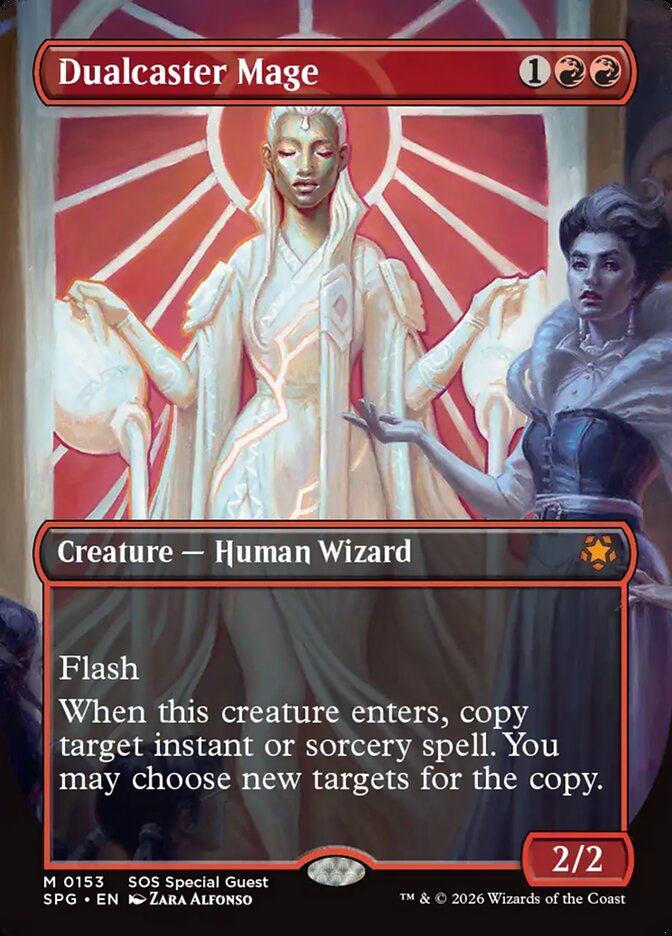 MTG Card Title: Dualcaster Mage SPG/153
