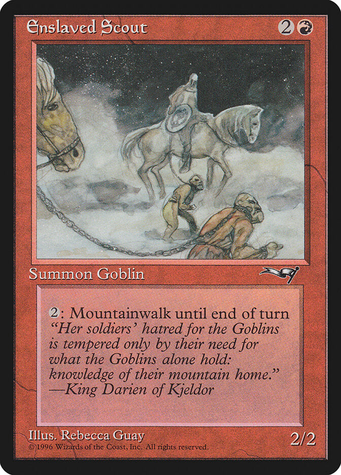MTG Card Title: Enslaved Scout ALL/71a