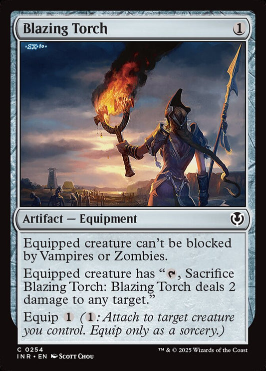MTG Card Title: Blazing Torch INR/254