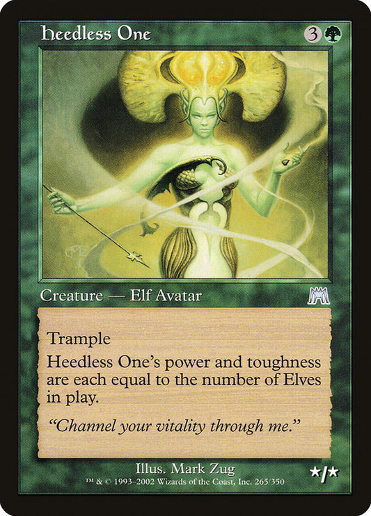 MTG Card Title: Heedless One ONS/265