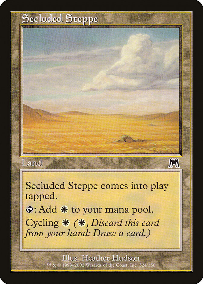MTG Card Title: Secluded Steppe ONS/324