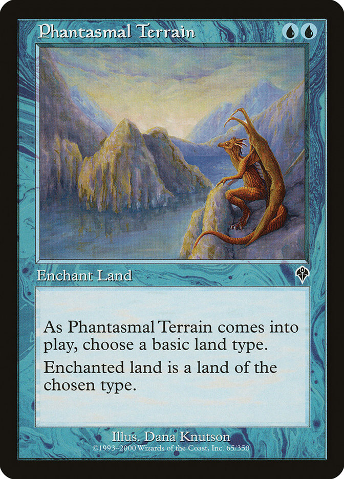 MTG Card Title: Phantasmal Terrain INV/65