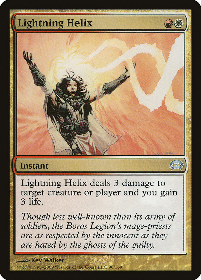 MTG Card Title: Lightning Helix HOP/90