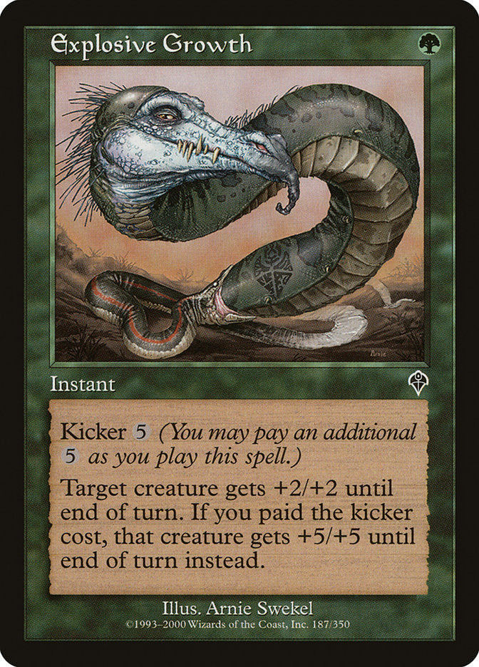 MTG Card Title: Explosive Growth INV/187