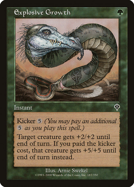 MTG Card Title: Explosive Growth INV/187