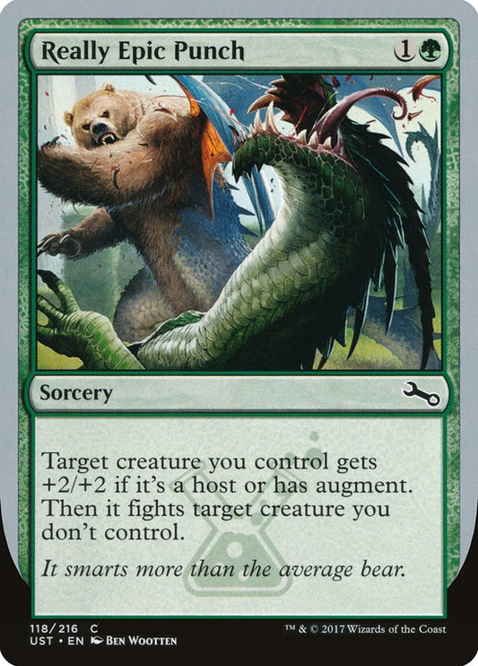 MTG Card Title: Really Epic Punch UST/118