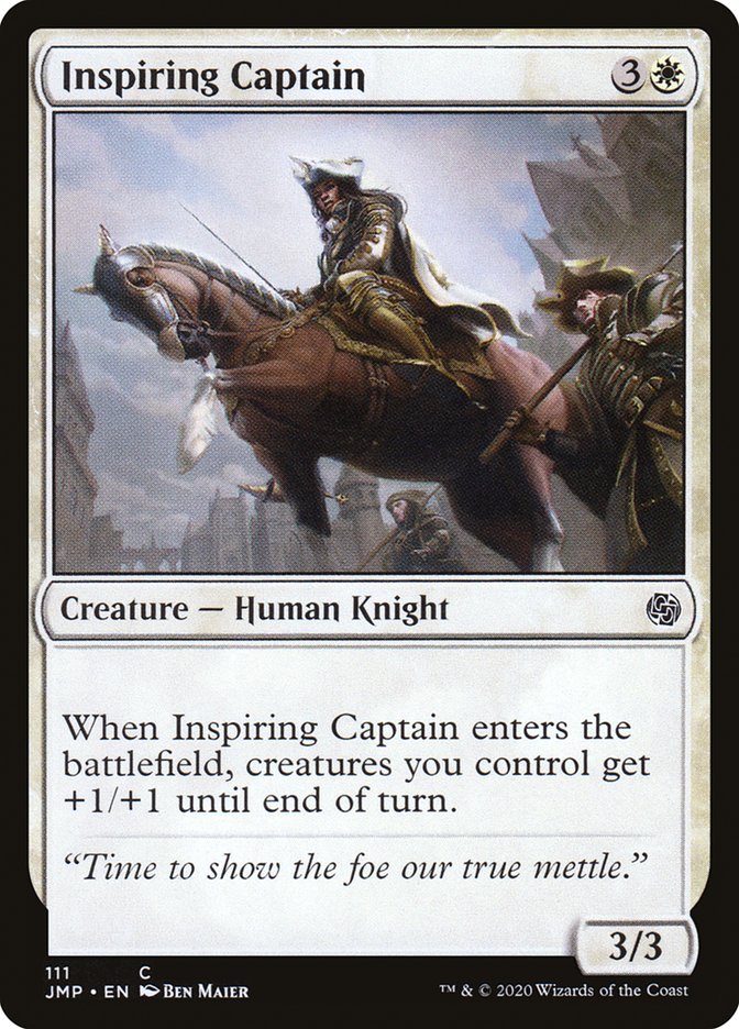 MTG Card Title: Inspiring Captain JMP/111