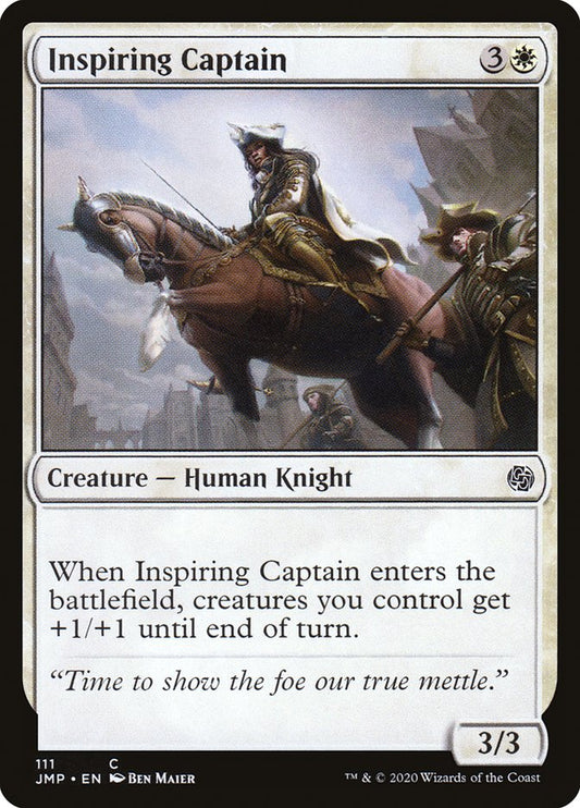 MTG Card Title: Inspiring Captain JMP/111