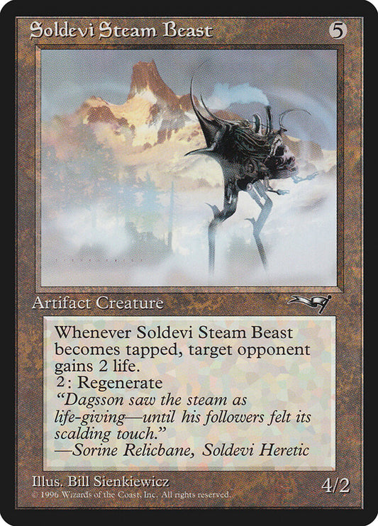 MTG Card Title: Soldevi Steam Beast ALL/133a