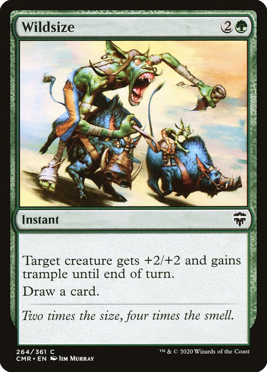 MTG Card Title: Wildsize CMR/264