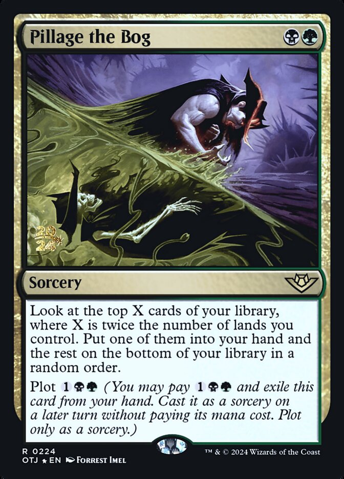 MTG Card Title: Pillage the Bog POTJ/224s