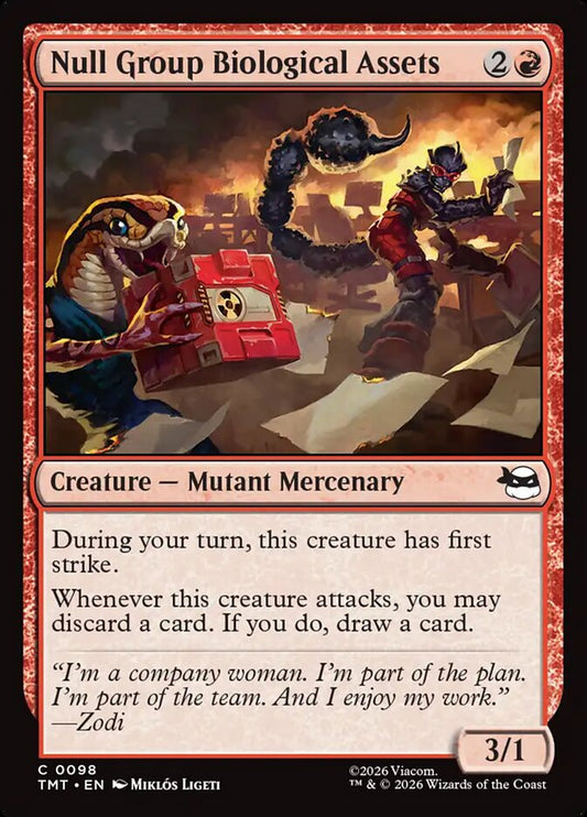 MTG Card Title: Null Group Biological Assets TMT/98