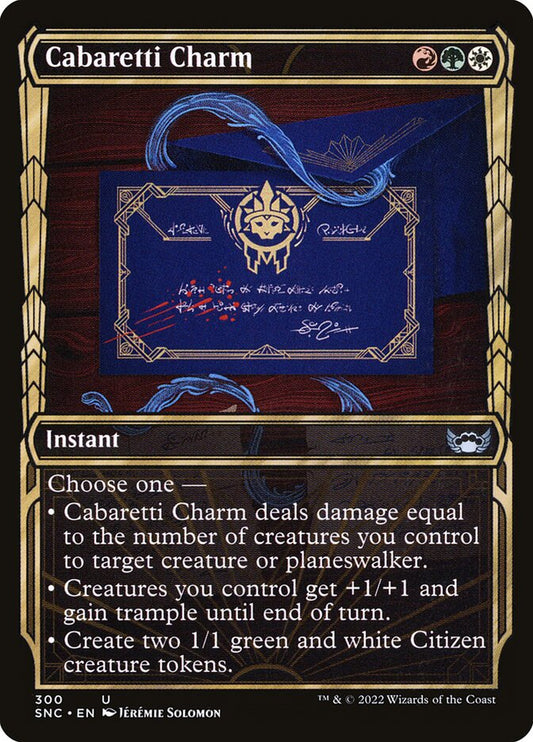 MTG Card Title: Cabaretti Charm SNC/300