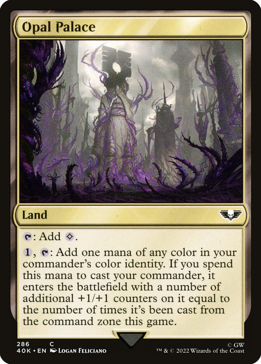 MTG Card Title: Opal Palace 40K/286