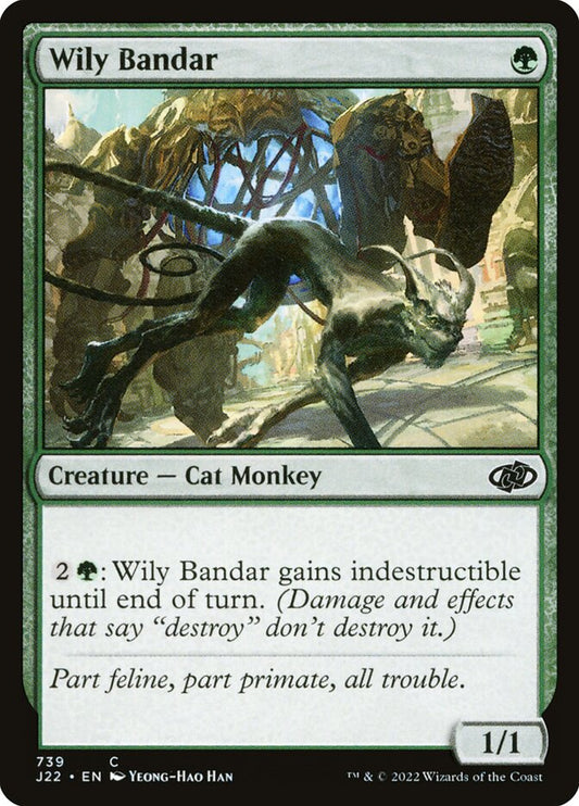 MTG Card Title: Wily Bandar J22/739