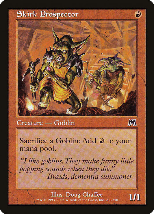 MTG Card Title: Skirk Prospector ONS/230