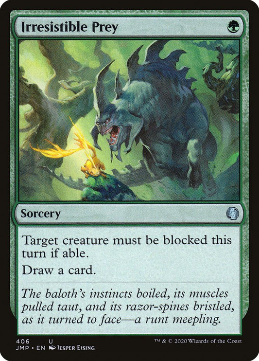 MTG Card Title: Irresistible Prey JMP/406