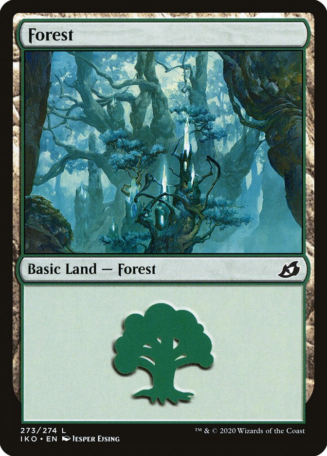 MTG Card Title: Forest IKO/273