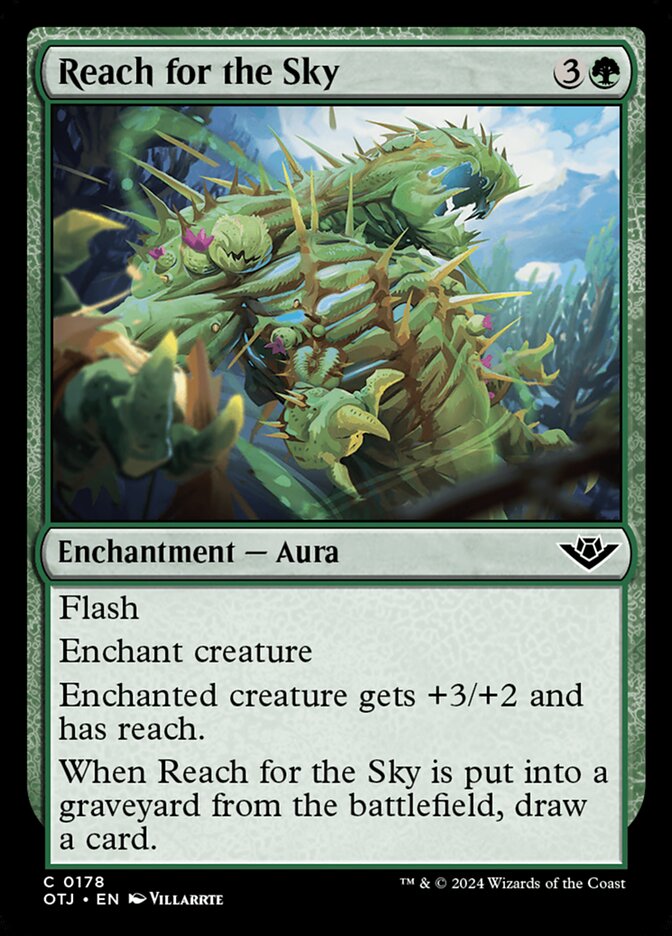 MTG Card Title: Reach for the Sky OTJ/178