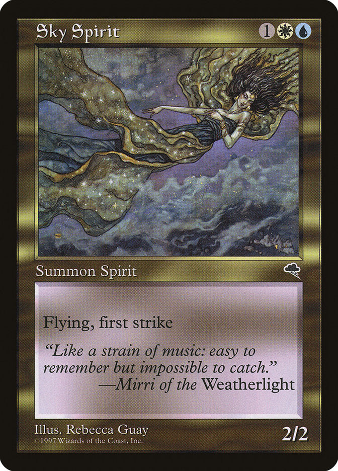 MTG Card Title: Sky Spirit TMP/271