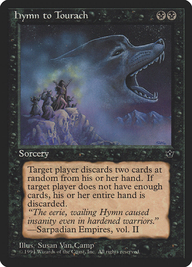 MTG Card Title: Hymn to Tourach FEM/38a