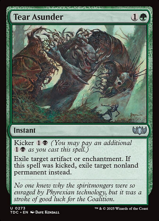 MTG Card Title: Tear Asunder TDC/273