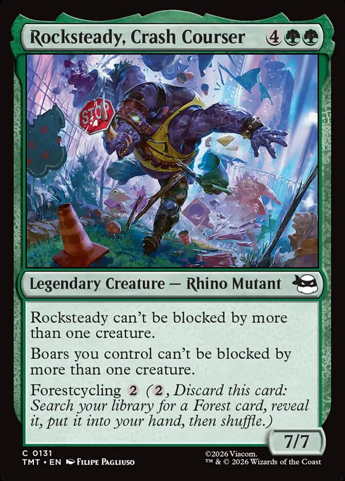 MTG Card Title: Rocksteady, Crash Courser TMT/131
