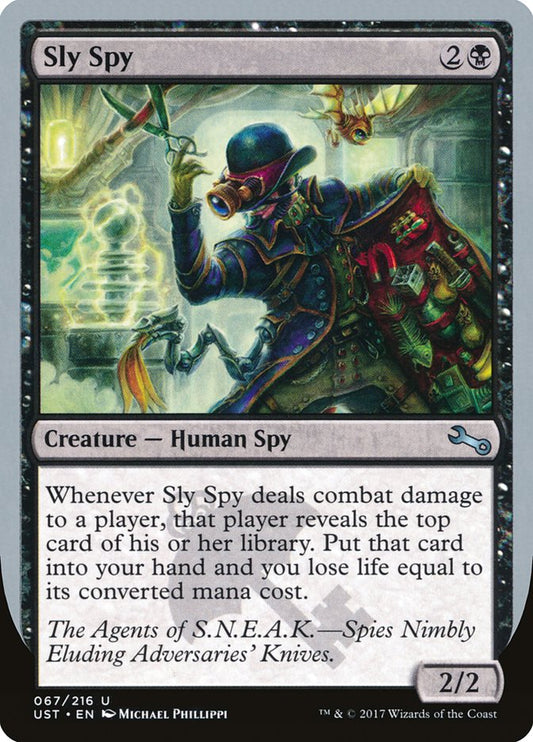 MTG Card Title: Sly Spy UST/67e