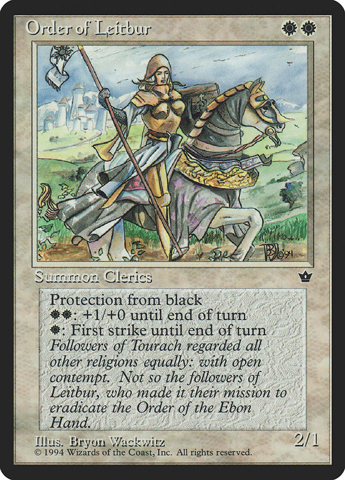 MTG Card Title: Order of Leitbur FEM/16a