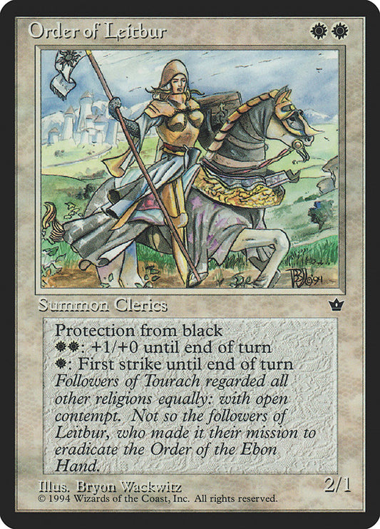 MTG Card Title: Order of Leitbur FEM/16a