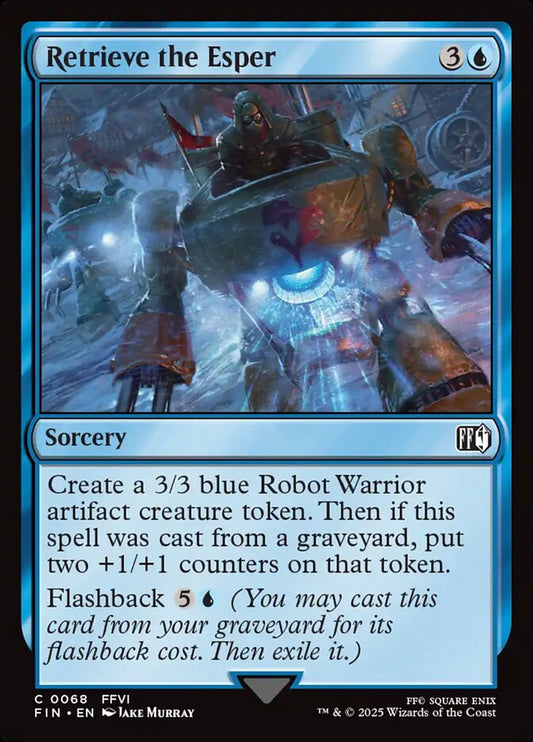 MTG Card Title: Retrieve the Esper FIN/68
