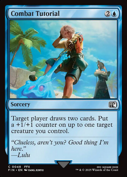 MTG Card Title: Combat Tutorial FIN/48