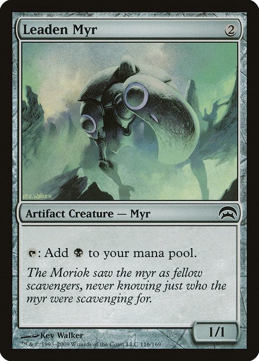 MTG Card Title: Leaden Myr HOP/116