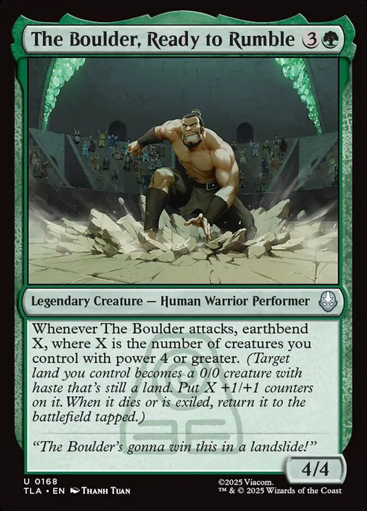 MTG Card Title: The Boulder, Ready to Rumble TLA/168